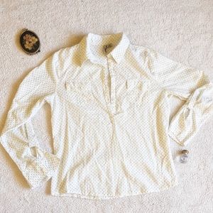 Love Potion Long Sleeve Button Up Shirt size L